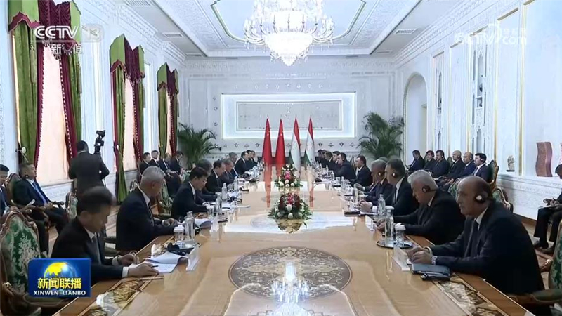 李强同塔吉克斯坦总理会谈